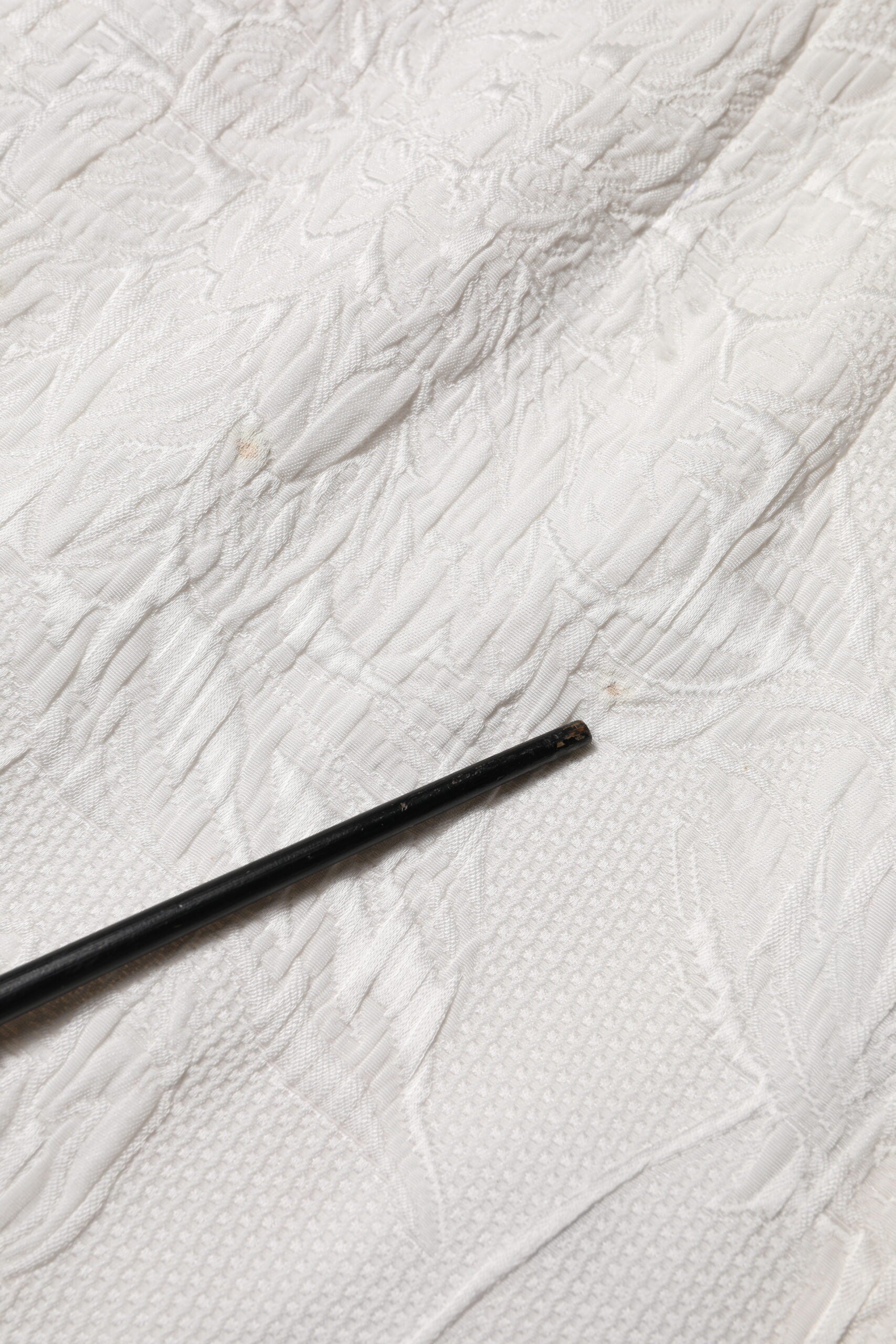 Dolce & Gabbana White Floral Brocade A-line High Waist Skirt | Regal Royce