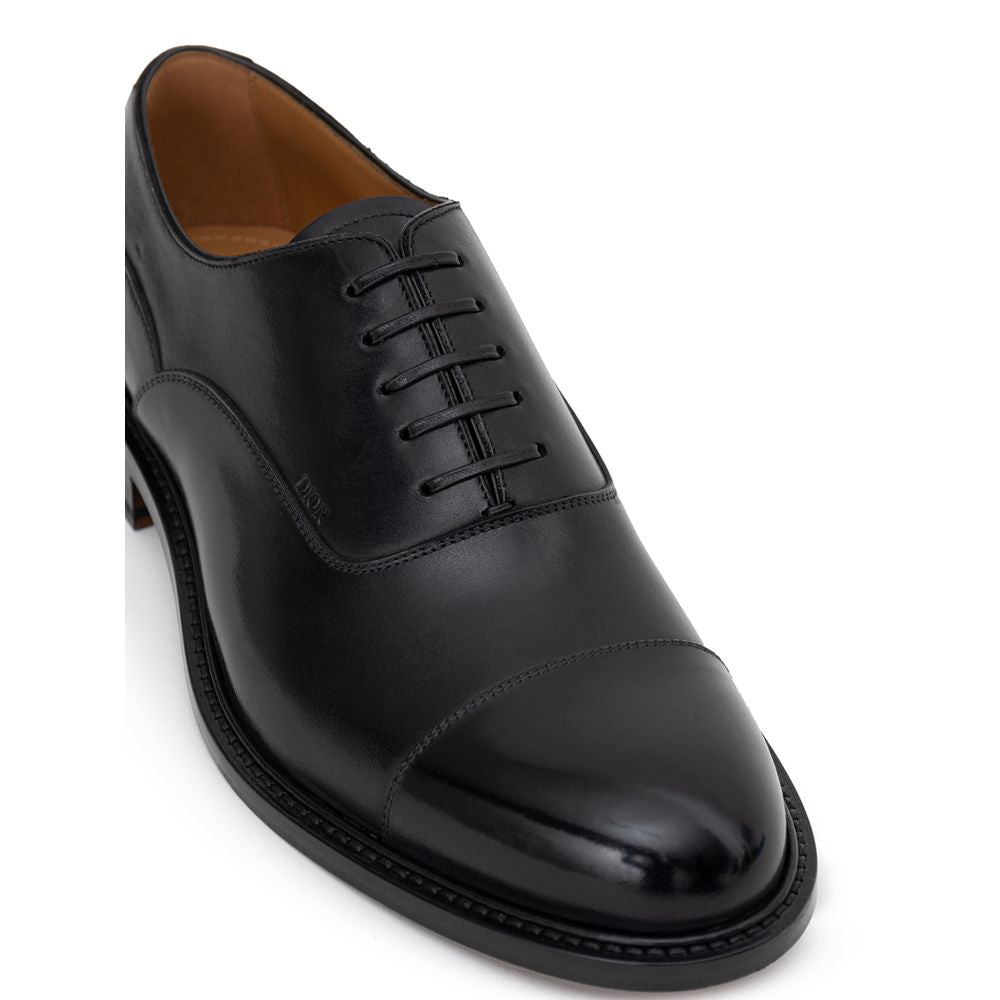 Dior Black Leather Oxfords And Derbies | Regal Royce