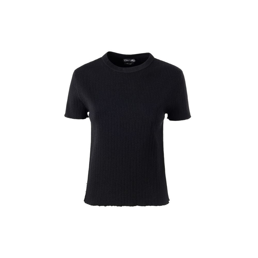 Tom Ford Black Silk T-Shirt | Regal Royce