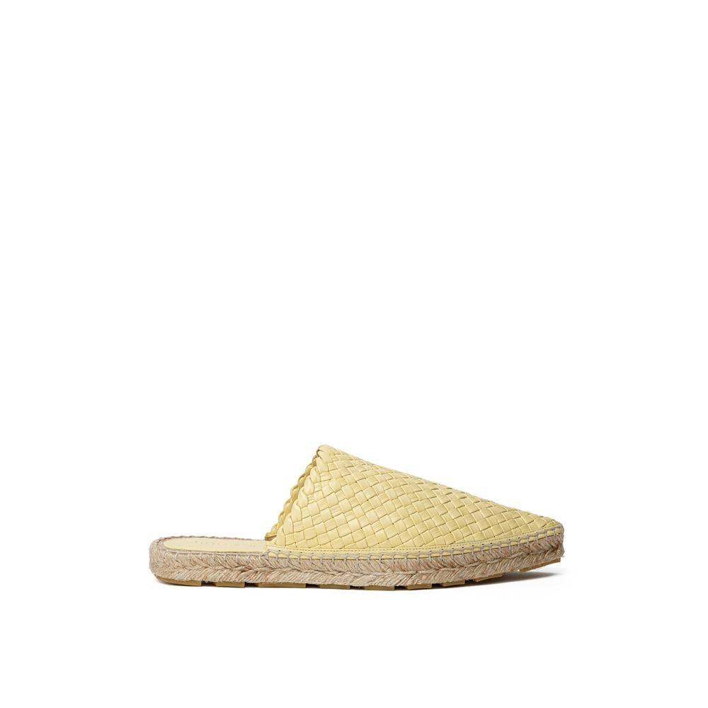 Bottega Veneta Yellow Leather Espadrille | Regal Royce