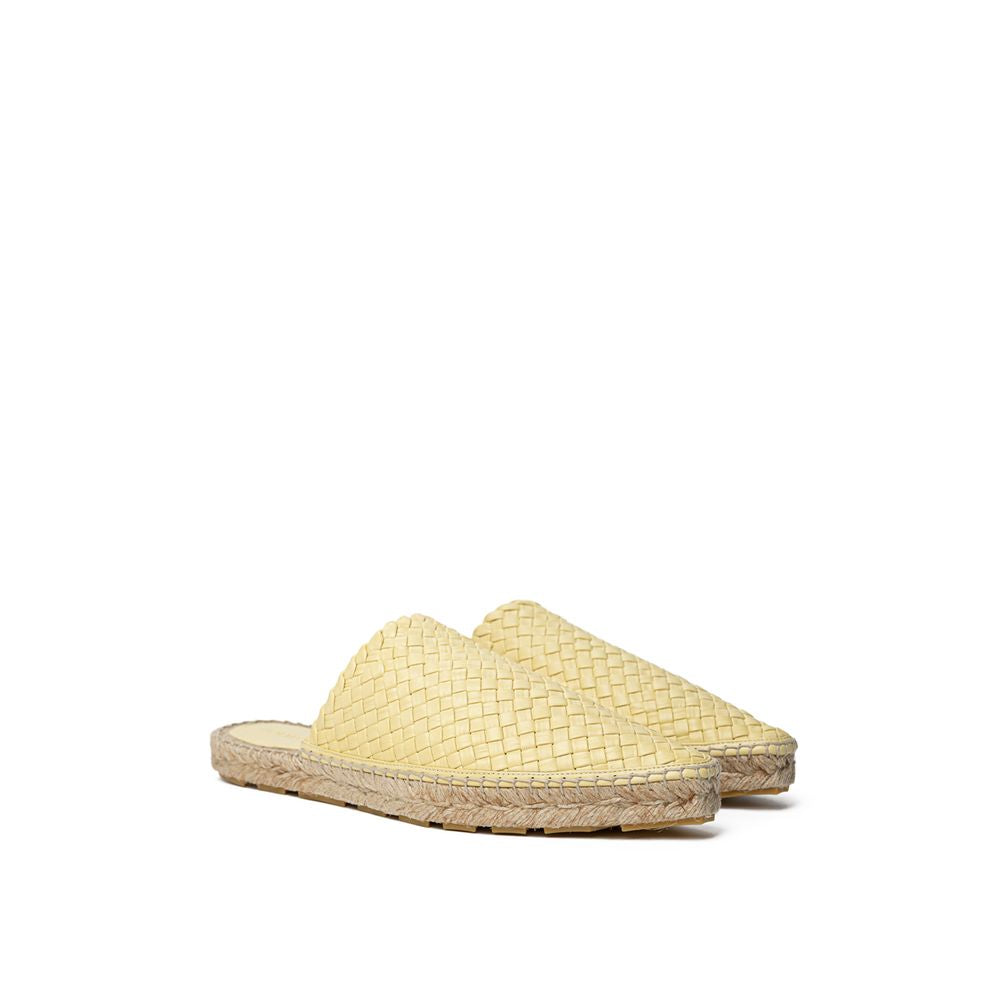 Bottega Veneta Yellow Leather Espadrille | Regal Royce