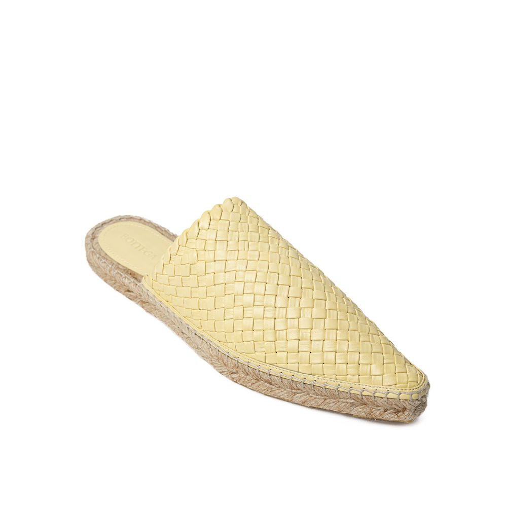 Bottega Veneta Yellow Leather Espadrille | Regal Royce