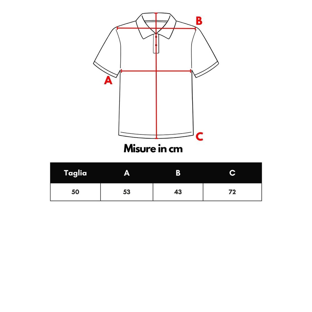 Gran Sasso Red Cotton Polo Shirt