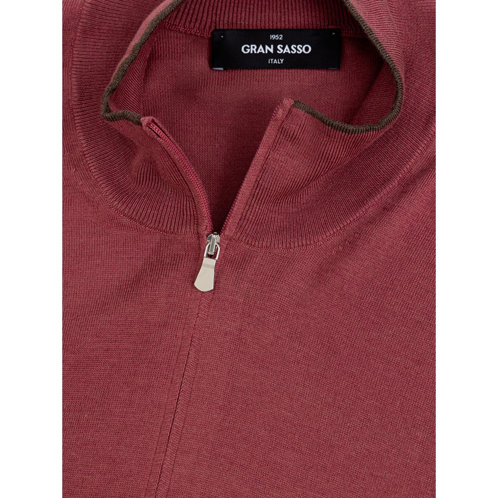 Gran Sasso Red Silk T-Shirt | Regal Royce