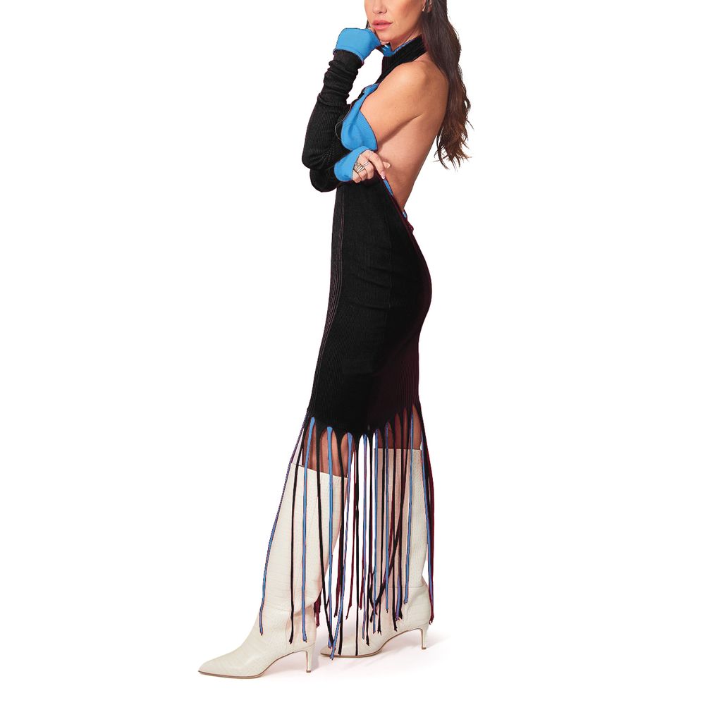 Bottega Veneta Blue Cotton Casual Dress | Regal Royce