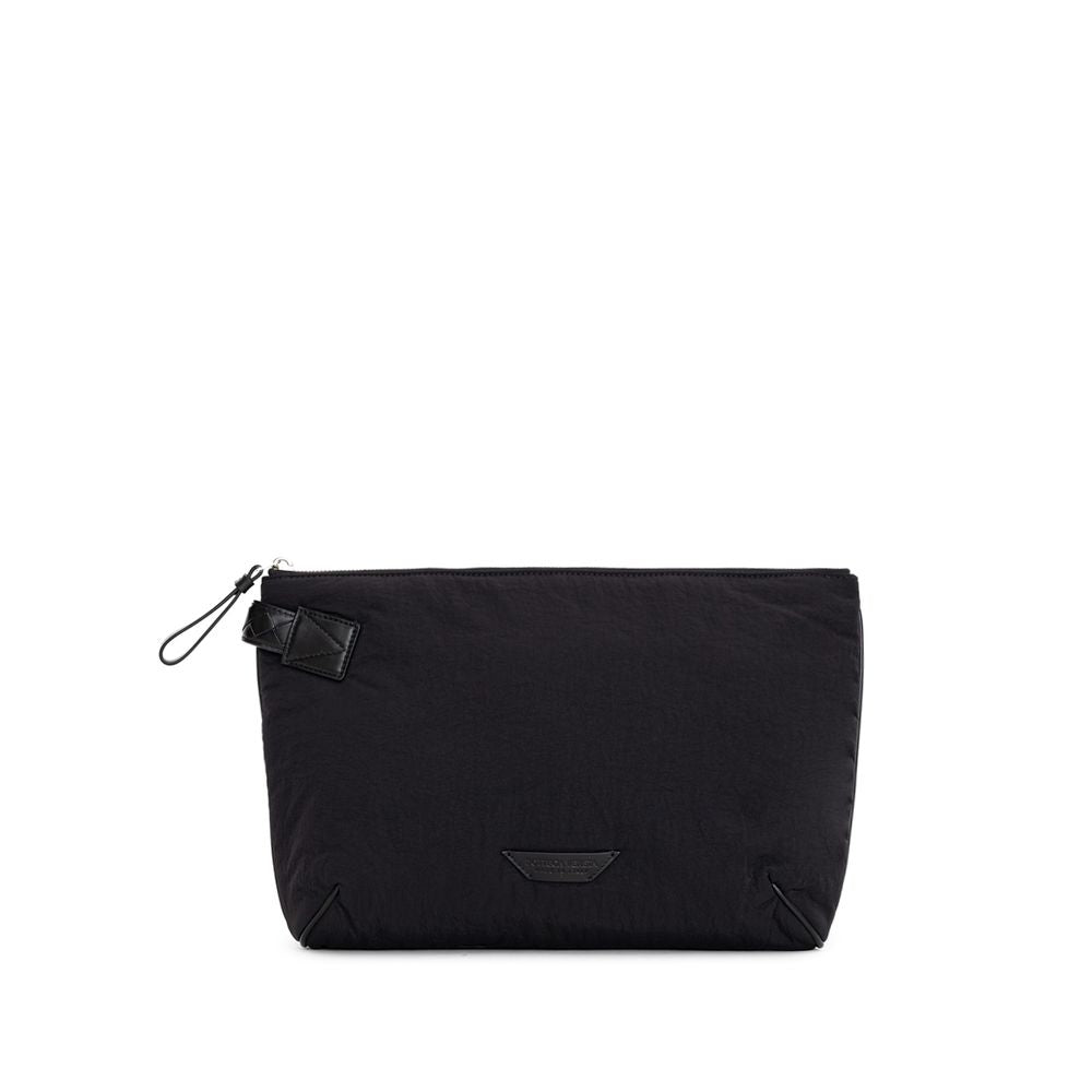 Bottega Veneta Black Nylon Clutch Bag | Regal Royce