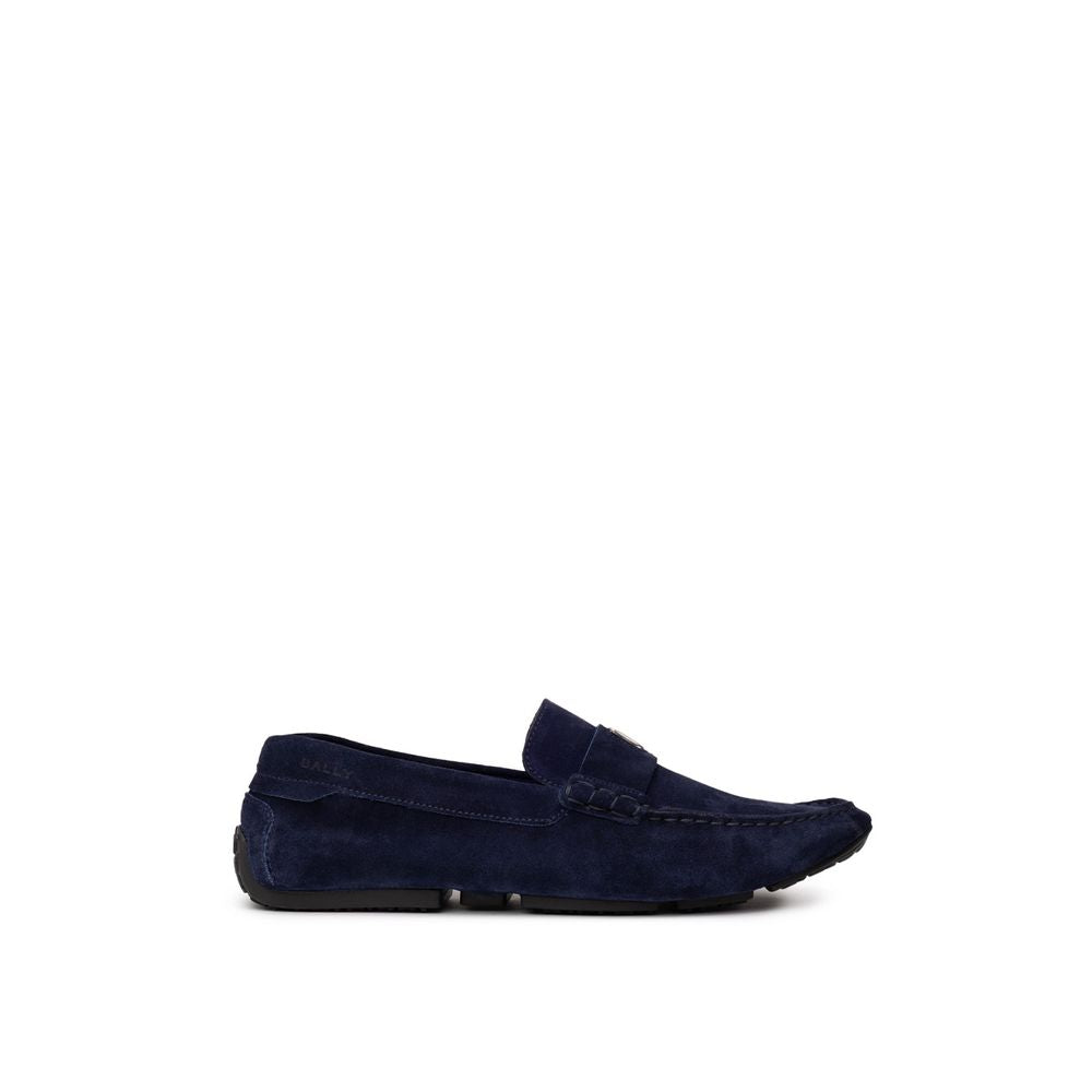 Bally Blue Leather Moccassin | Regal Royce