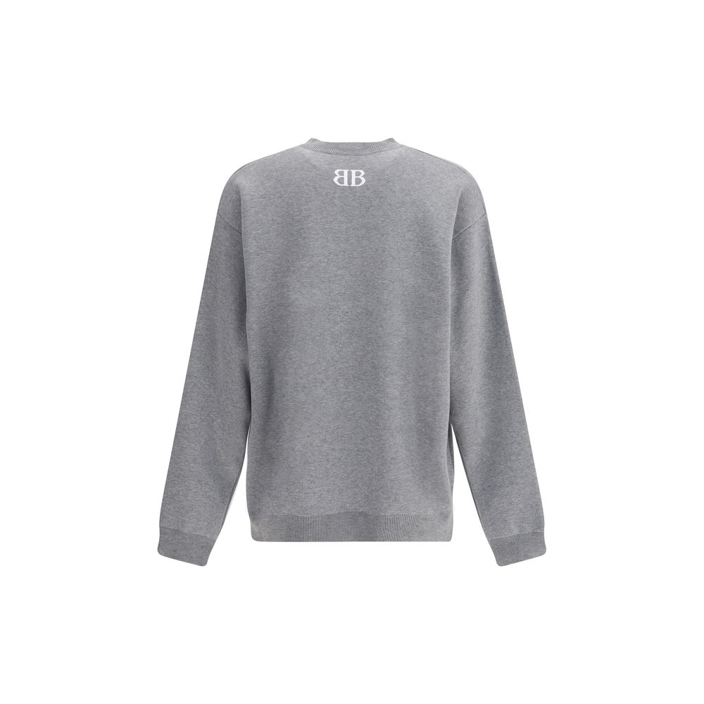 Balenciaga Gray Cotton Sweatshirt | Regal Royce
