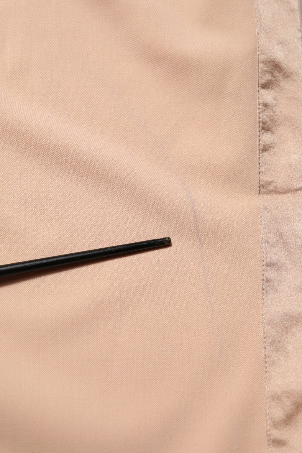 Dolce & Gabbana Beige Polyester Mid Waist Tapered Pants