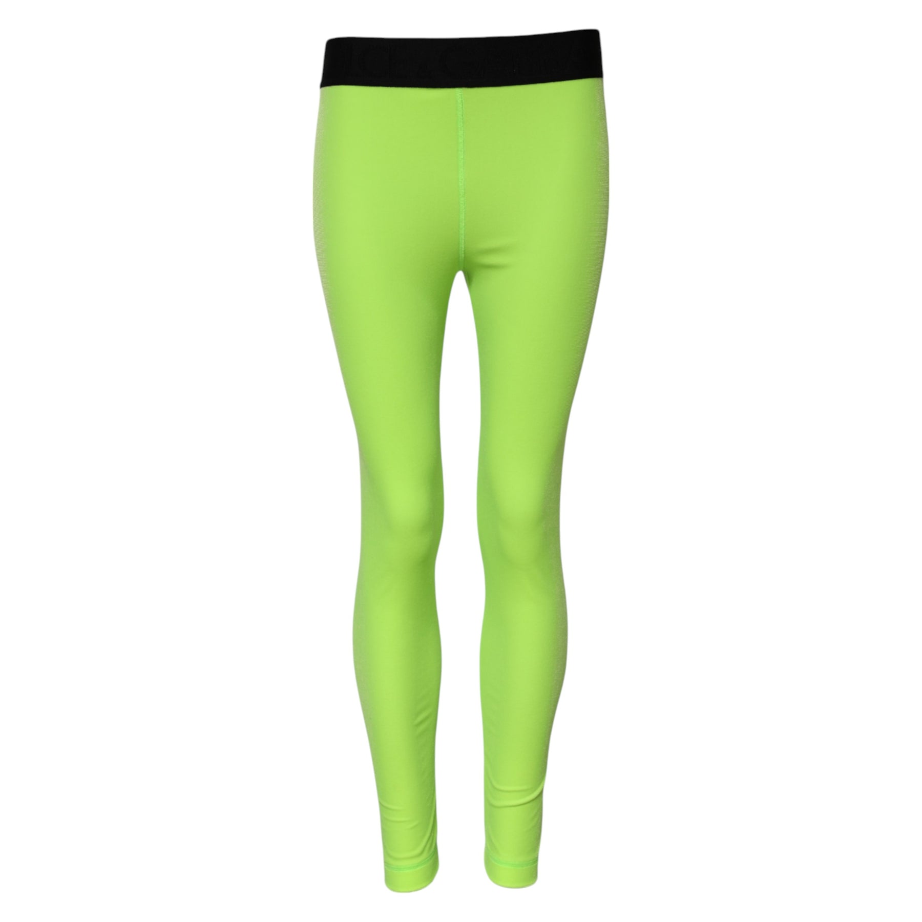 Dolce & Gabbana Green Nylon Slim Fit Leggings Pants | Regal Royce