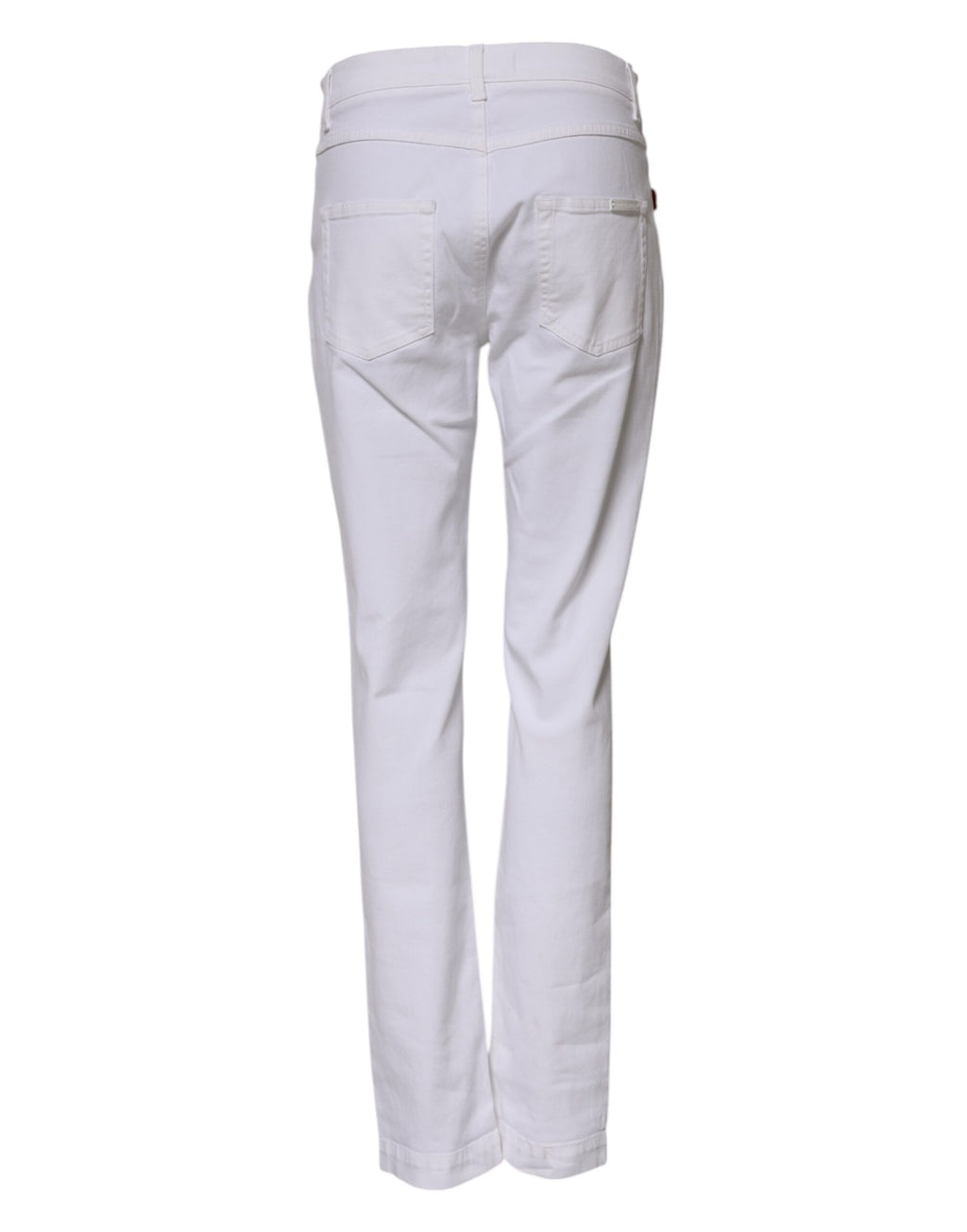 Dolce & Gabbana White Floral Embroidery GIRLY Denim Jeans