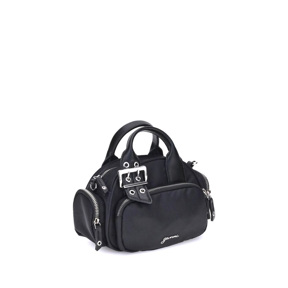 Ganni Black Nylon Shoulder Bag | Regal Royce