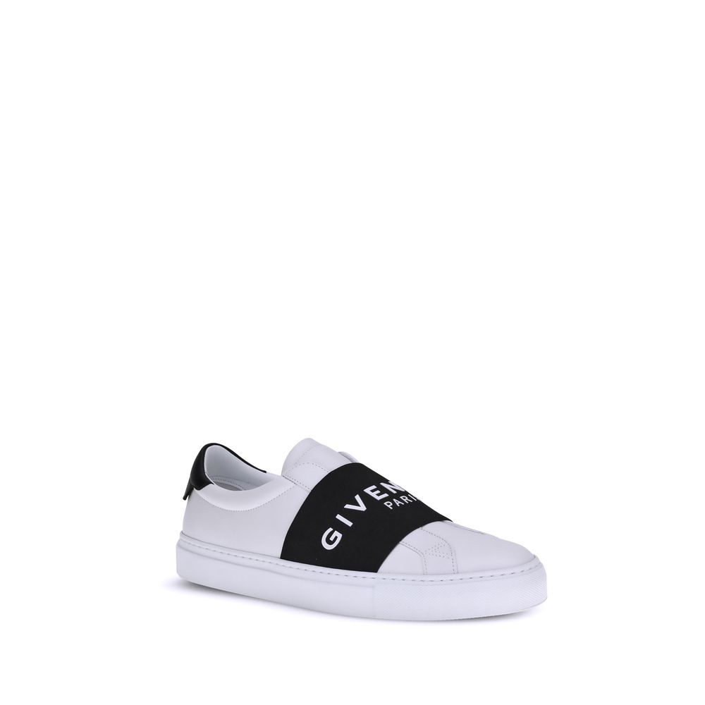 Givenchy White Calf Leather Bos Taurus Low Top Sneakers | Regal Royce
