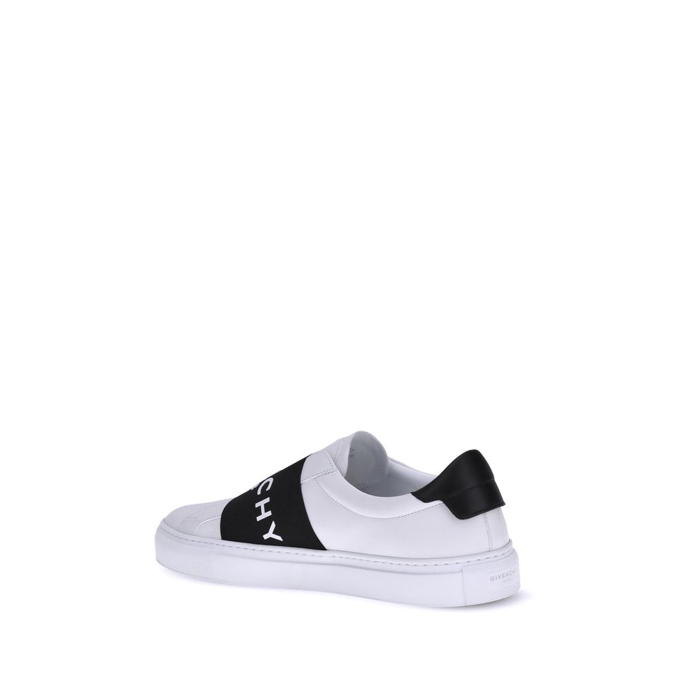 Givenchy White Calf Leather Bos Taurus Low Top Sneakers | Regal Royce