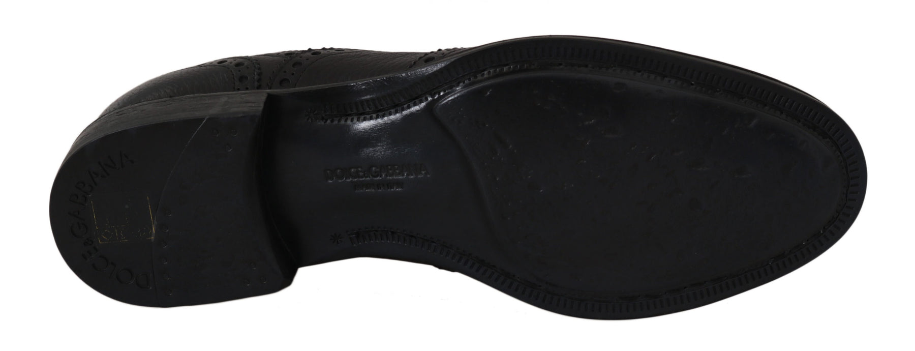 Dolce & Gabbana Blue Leather Wingtip Oxford Dress  Shoes | Regal Royce