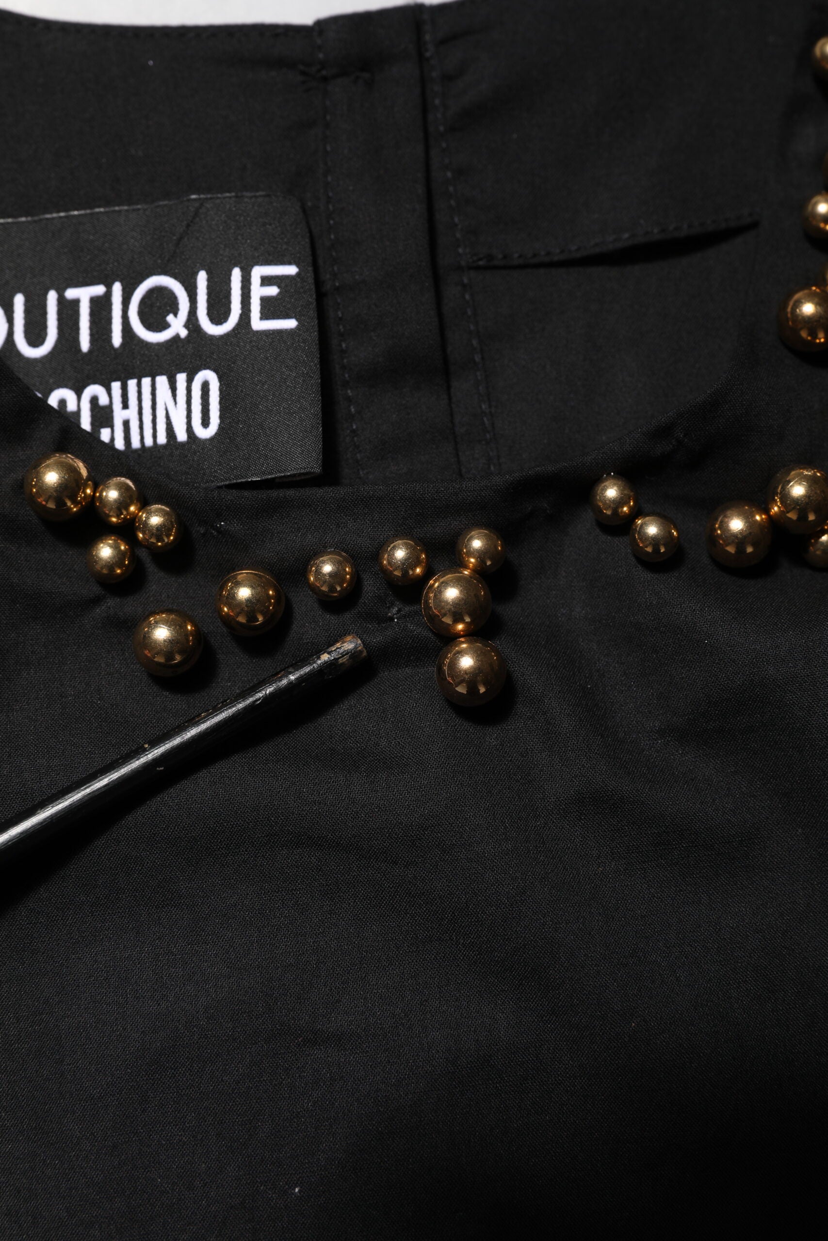 Boutique Moschino Black Cotton Sleeveless Women Tank T-shirt | Regal Royce