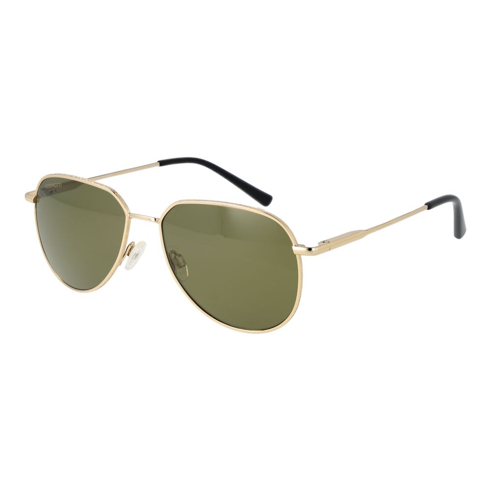 Serengeti Gold Plastic Sunglasses | Regal Royce