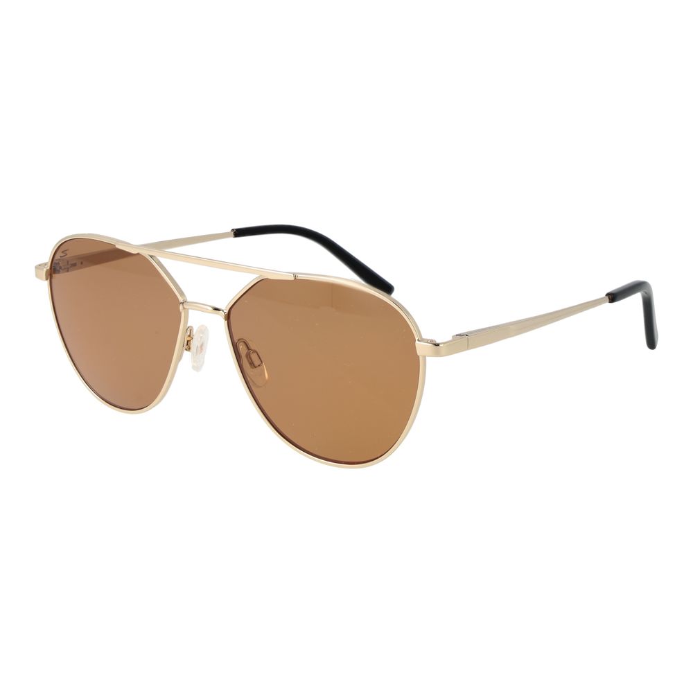 Serengeti Gold Plastic Sunglasses | Regal Royce