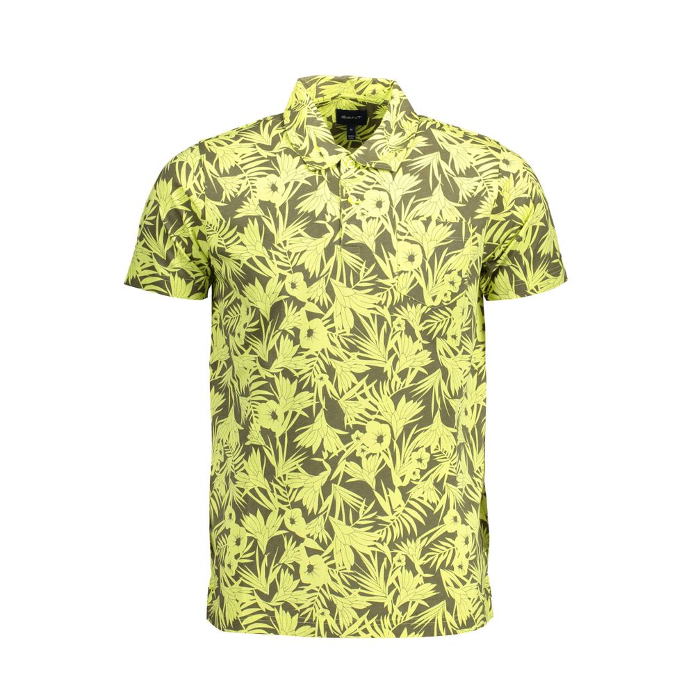 Gant Yellow Cotton Mens Polo Shirt | Regal Royce