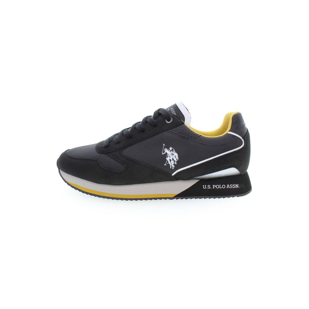 U.S. POLO ASSN. Black Polyester Men Sneaker | Regal Royce