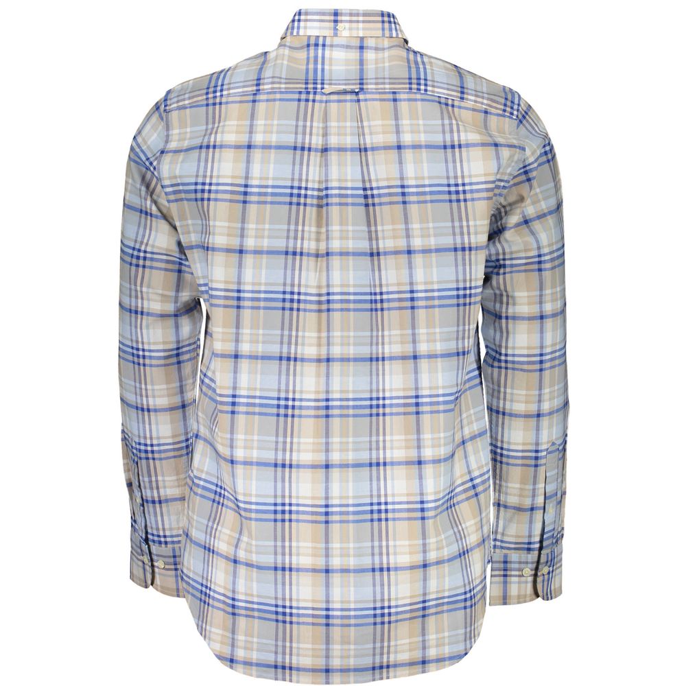 Gant Azzurro Organic Cotton Men Shirt | Regal Royce