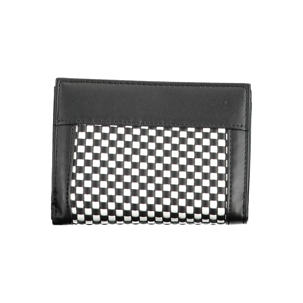 Guess Jeans Black Polyurethane Women Wallet | Regal Royce