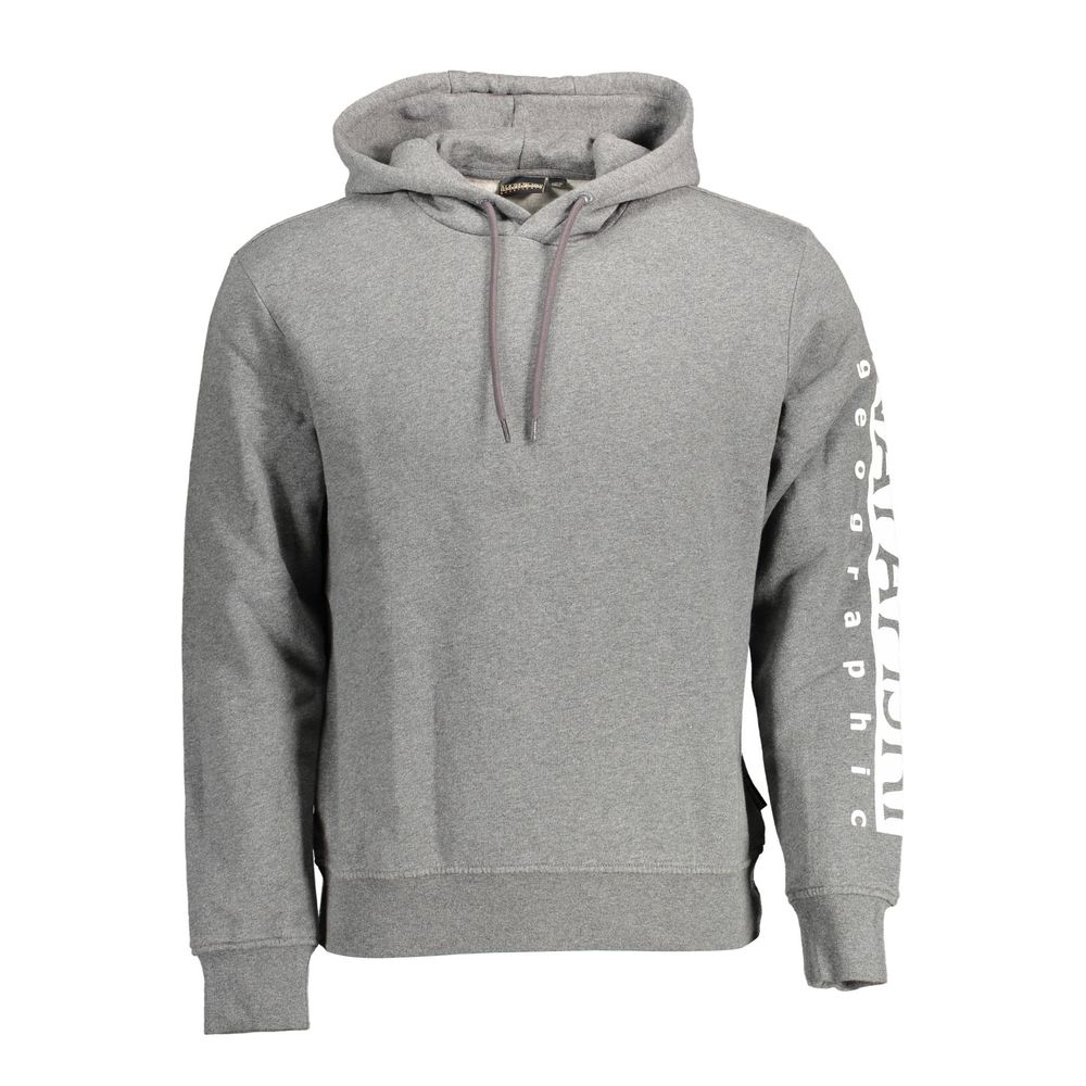 Napapijri Grigio Cotton Men's Sweatshirt | Regal Royce