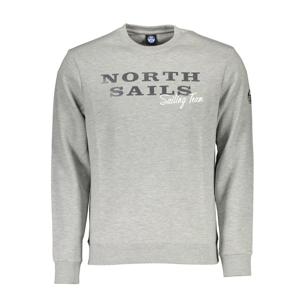 North Sails Gray Cotton Sweatshirt