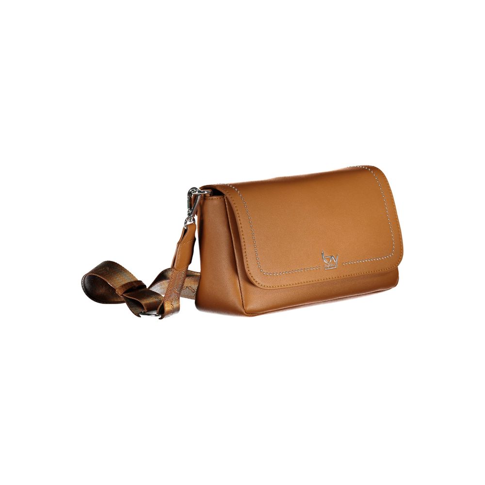 BYBLOS Marrone Polyurethane Women Handbag | Regal Royce
