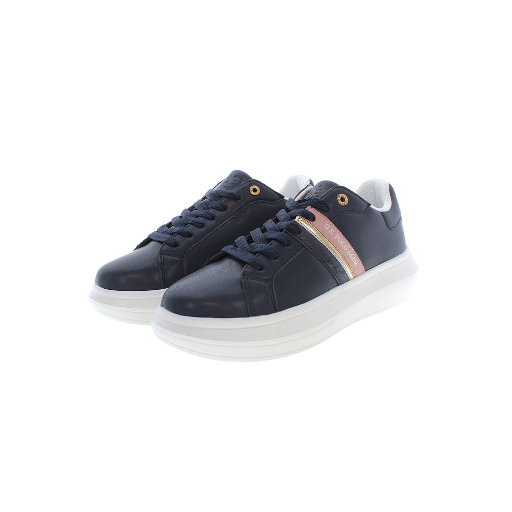 U.S. POLO ASSN. Blue Polyester Women Sneaker | Regal Royce