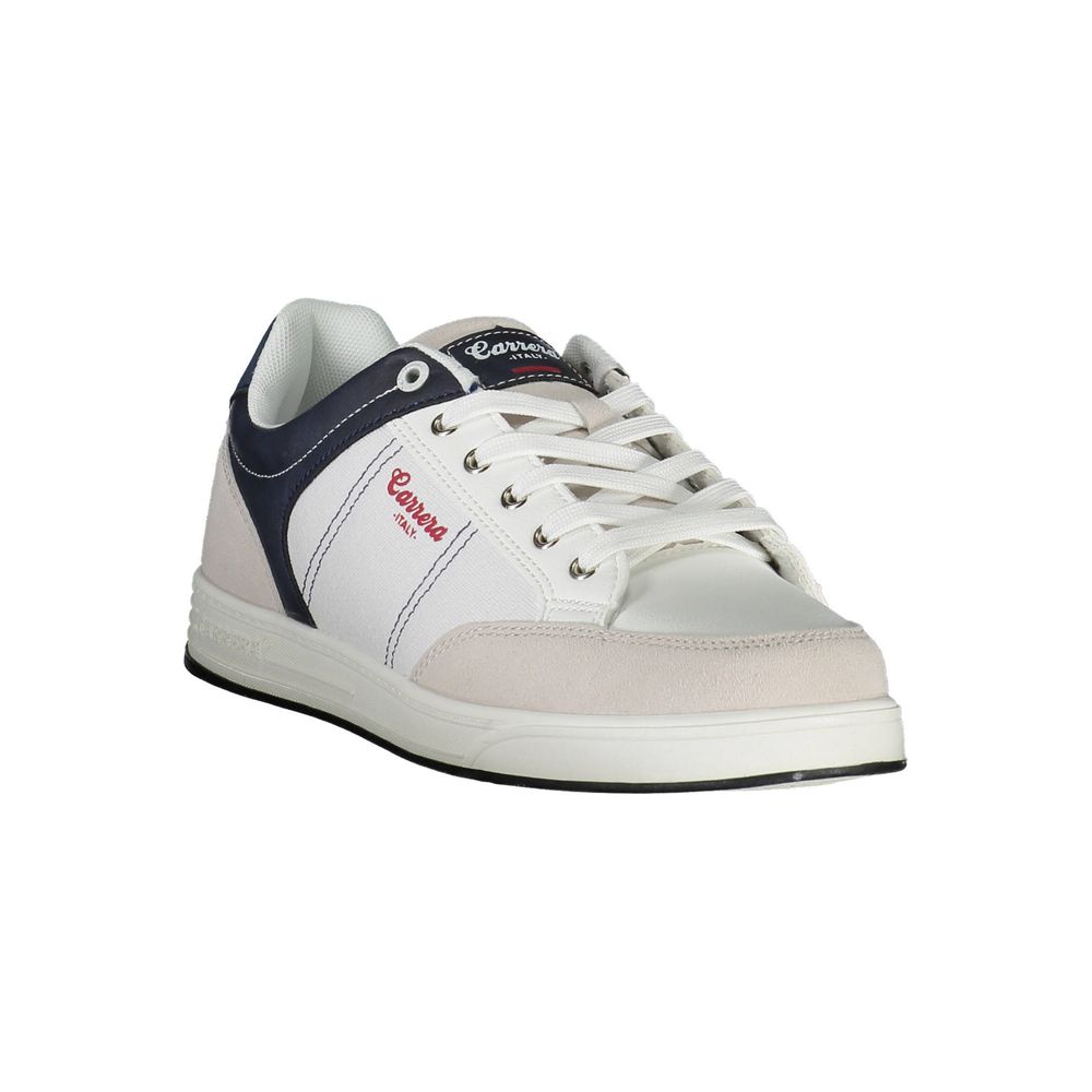 Carrera White Polyurethane Men Sneaker | Regal Royce