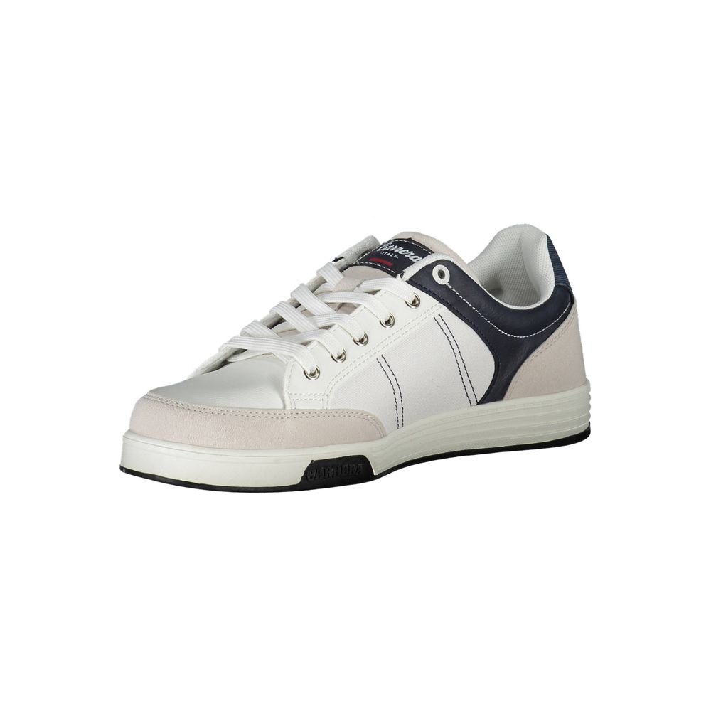 Carrera White Polyurethane Men Sneaker | Regal Royce