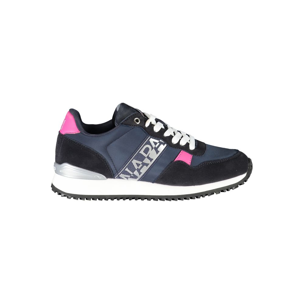 Napapijri Blue Polyester Women Sneaker | Regal Royce