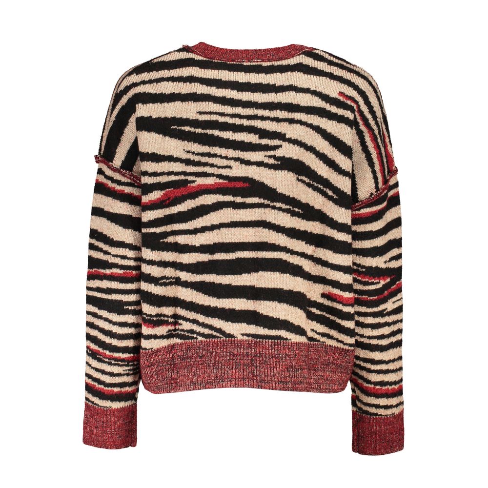 Desigual Rosso Polyester Women Sweater Turtleneck | Regal Royce