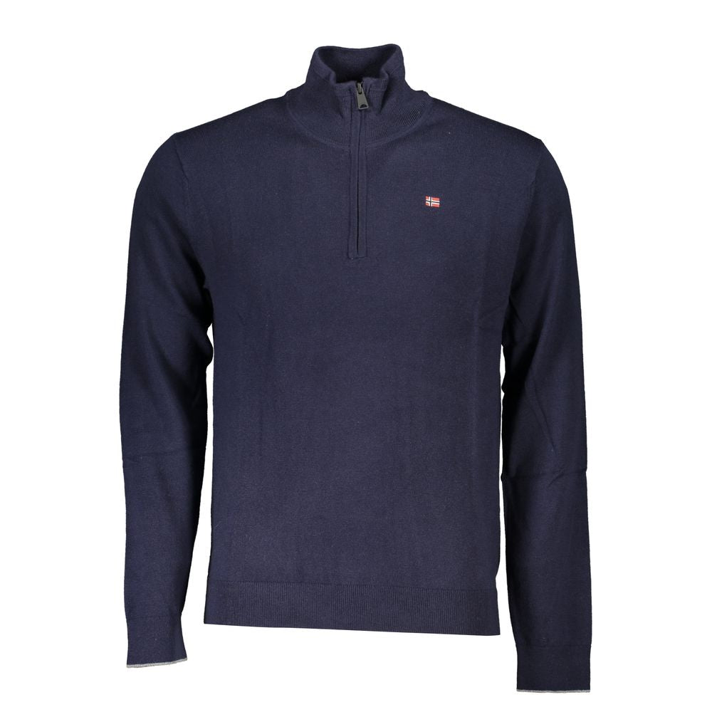 Napapijri Blu Tessuto Mens Sweater | Regal Royce