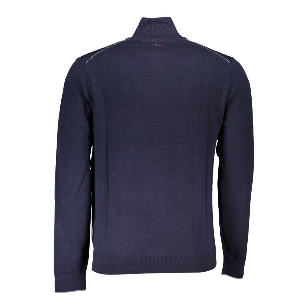Napapijri Blu Tessuto Mens Sweater | Regal Royce