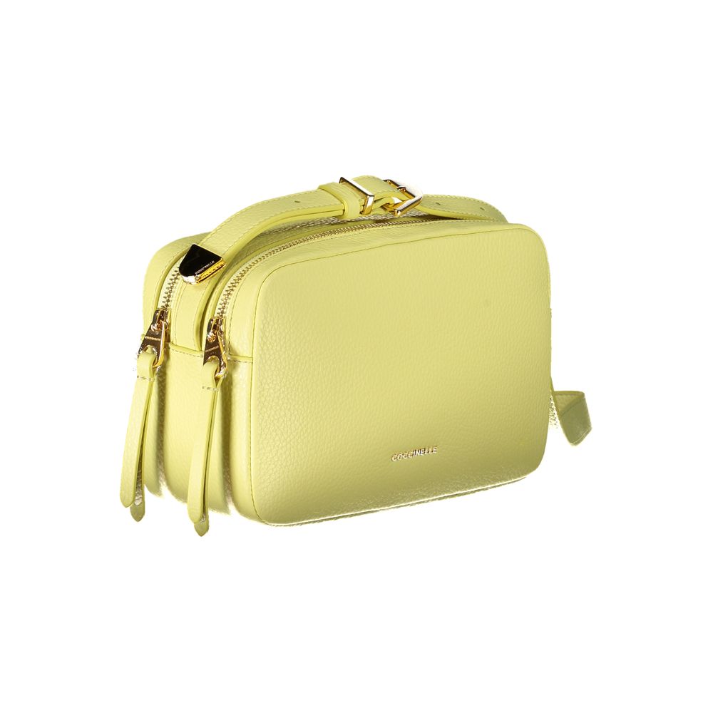 Coccinelle Giallo Leather Women Shoulder Bag | Regal Royce