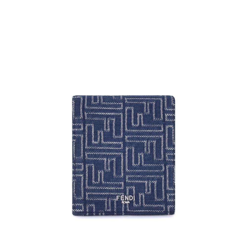 Fendi Blue Fabric Wallet | Regal Royce