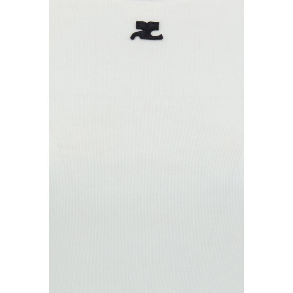 Courrèges White Cotton T-Shirt | Regal Royce
