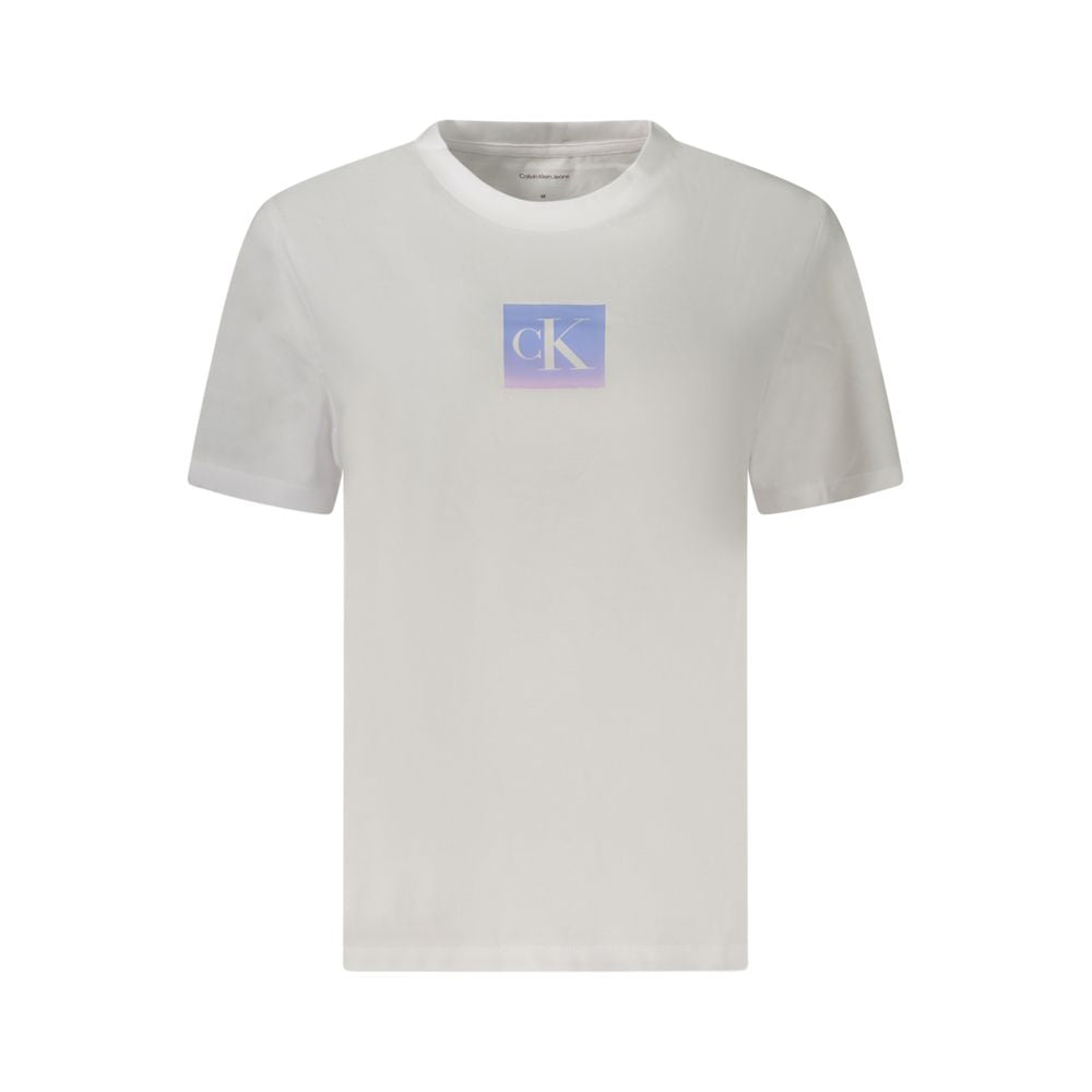 Calvin Klein Bianco Cotton Women T-Shirt | Regal Royce