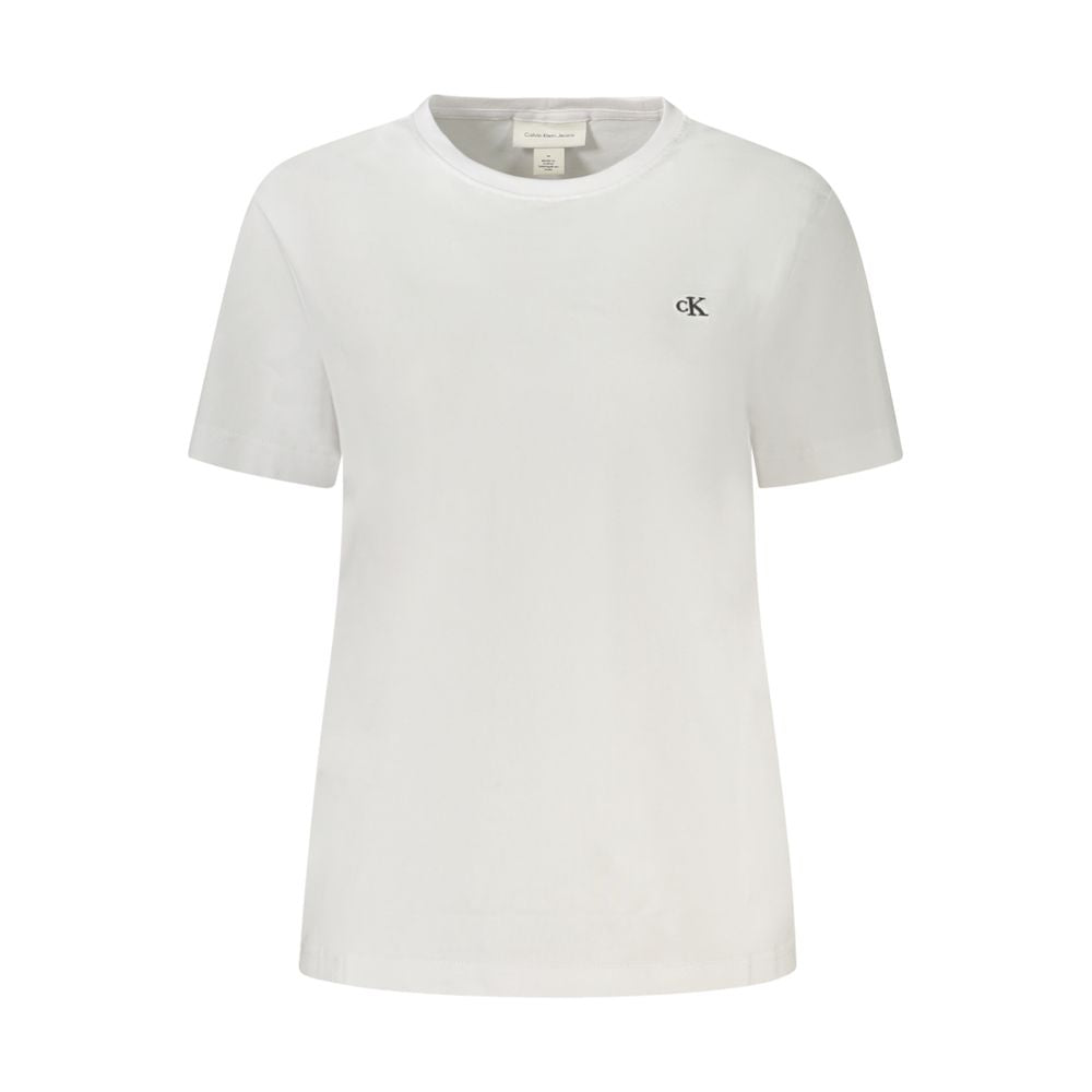 Calvin Klein Bianco Cotton Women T-Shirt | Regal Royce