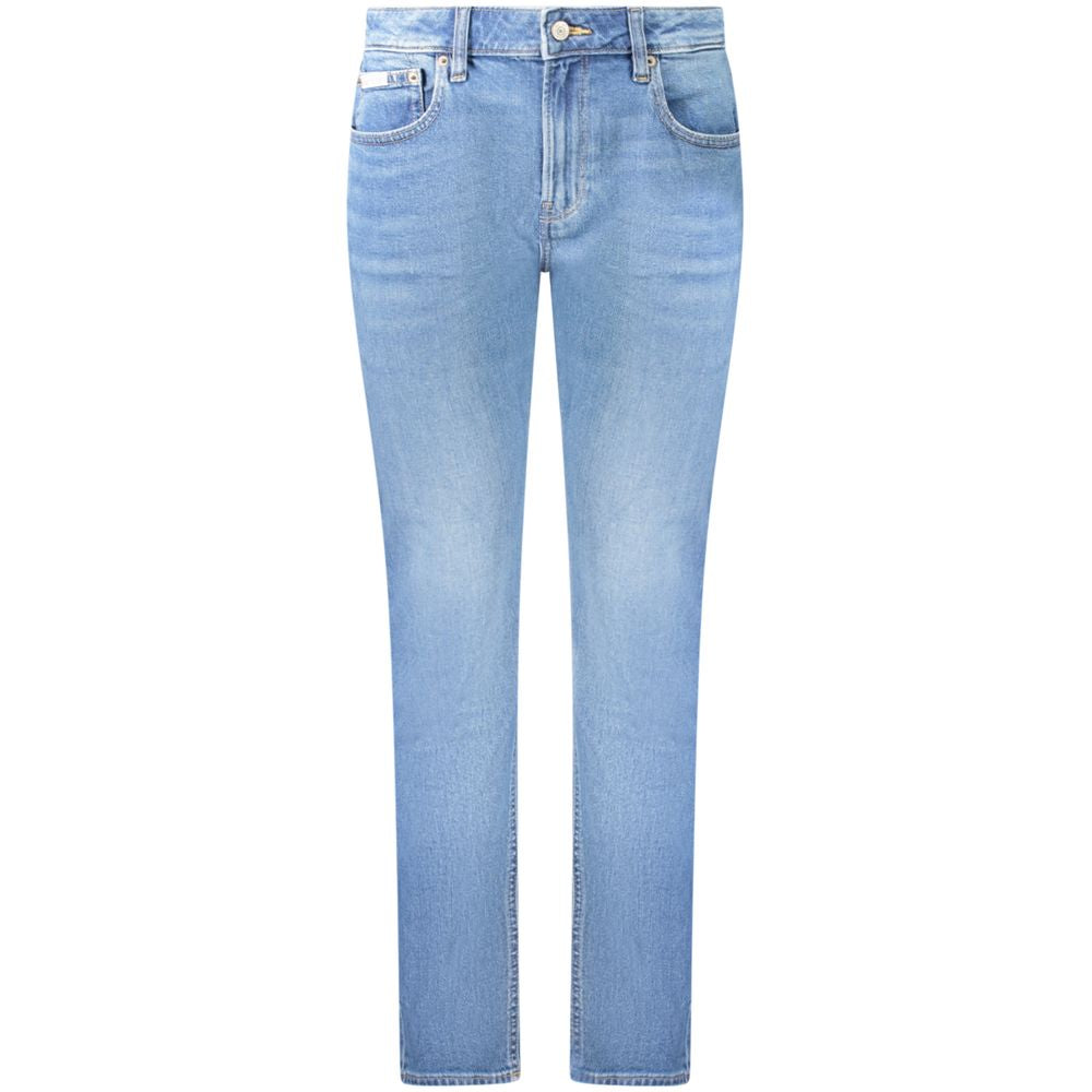 Calvin Klein Blu Cotton Women Jeans | Regal Royce