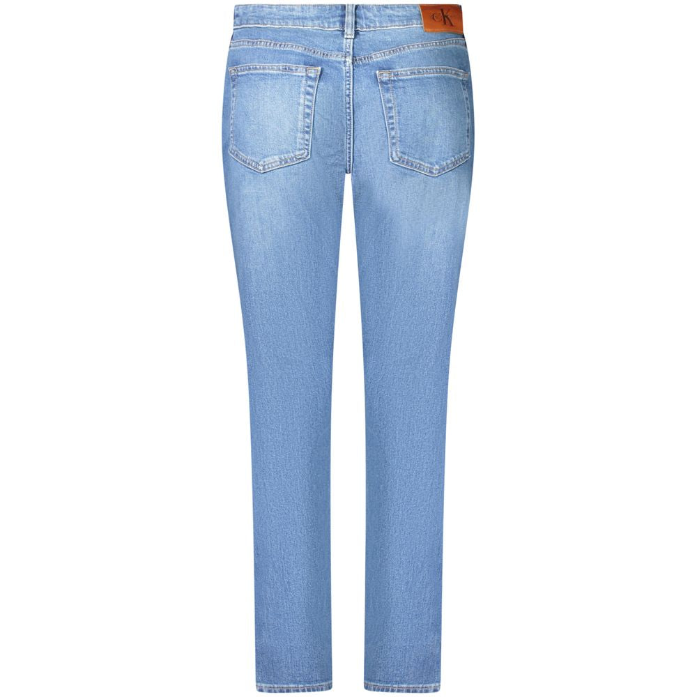 Calvin Klein Blu Cotton Women Jeans | Regal Royce