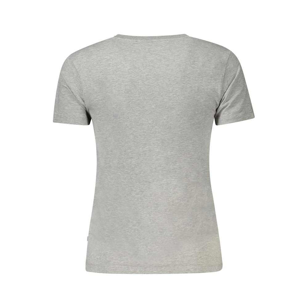 Guess Jeans Gray Cotton Women Top | Regal Royce