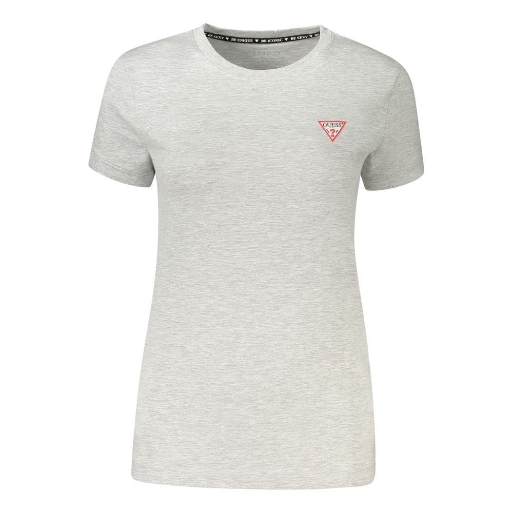 Guess Jeans Grigio Organic Cotton Women T-Shirt | Regal Royce