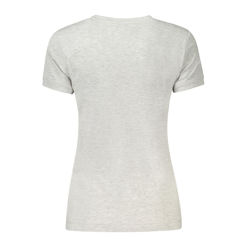 Guess Jeans Grigio Organic Cotton Women T-Shirt | Regal Royce