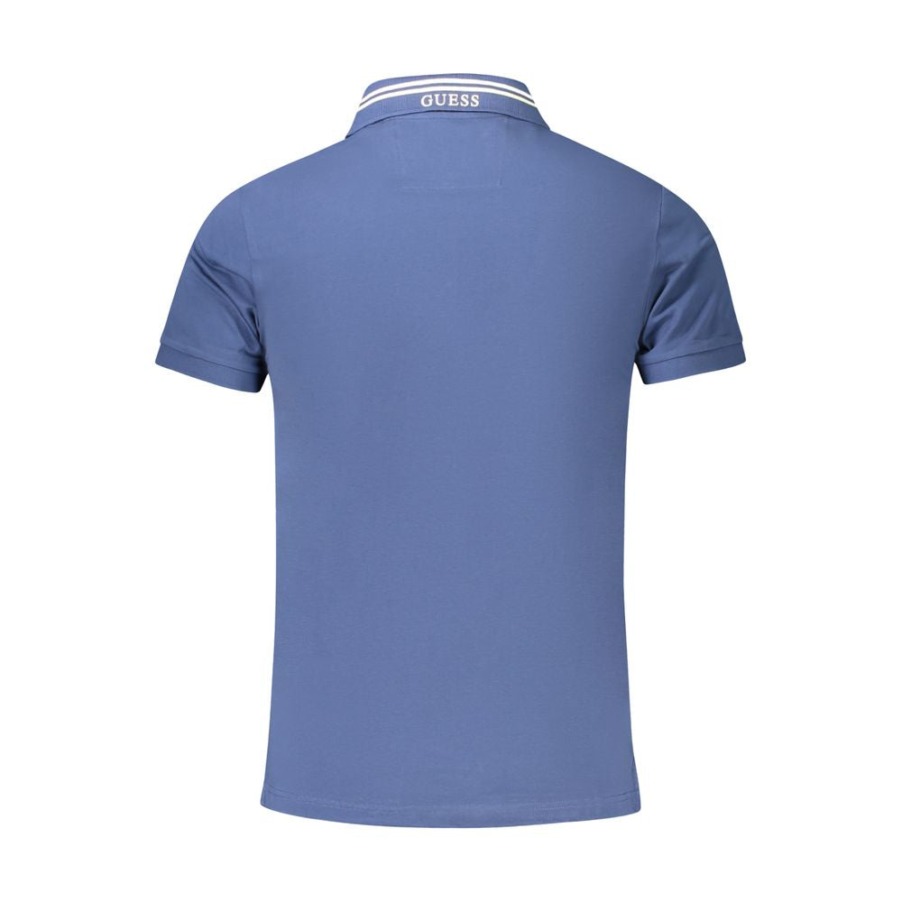 Guess Jeans Blue Cotton Men's Polo Shirt | Regal Royce