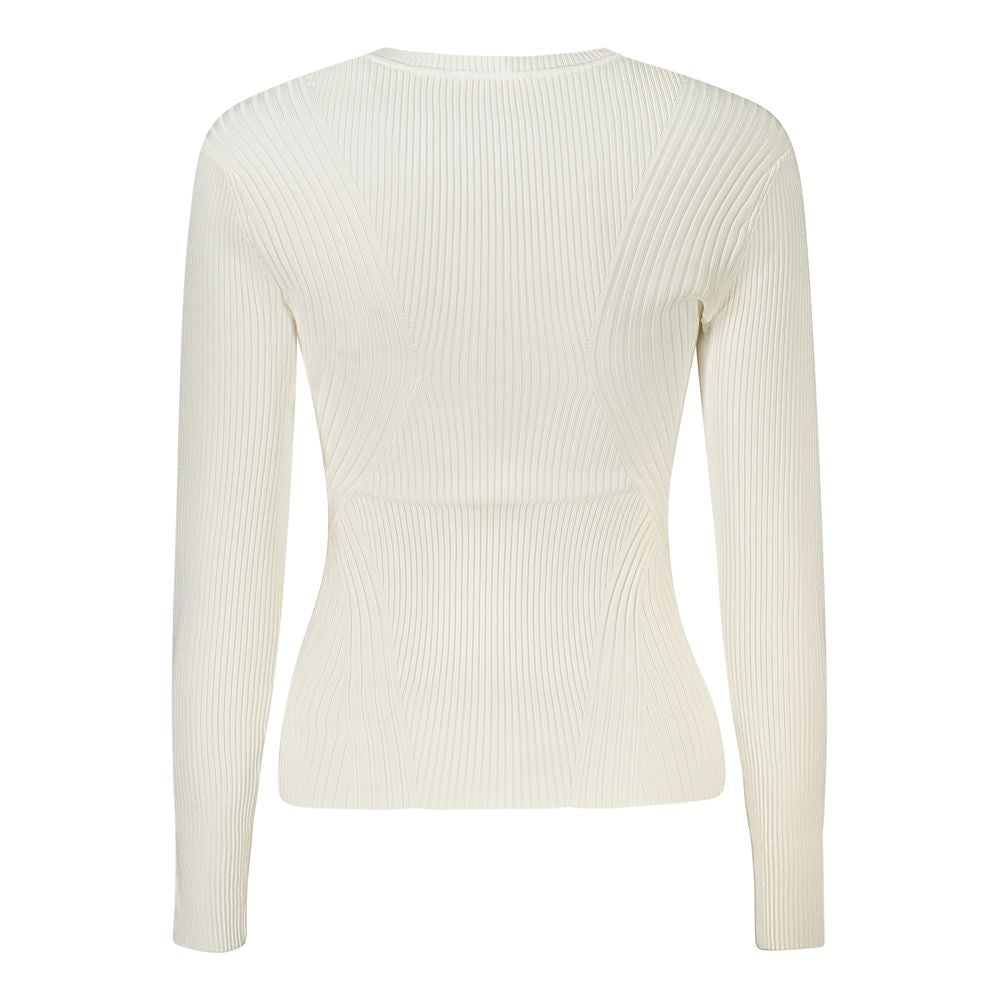 Guess Jeans Bianco Viscosa Women Sweater | Regal Royce