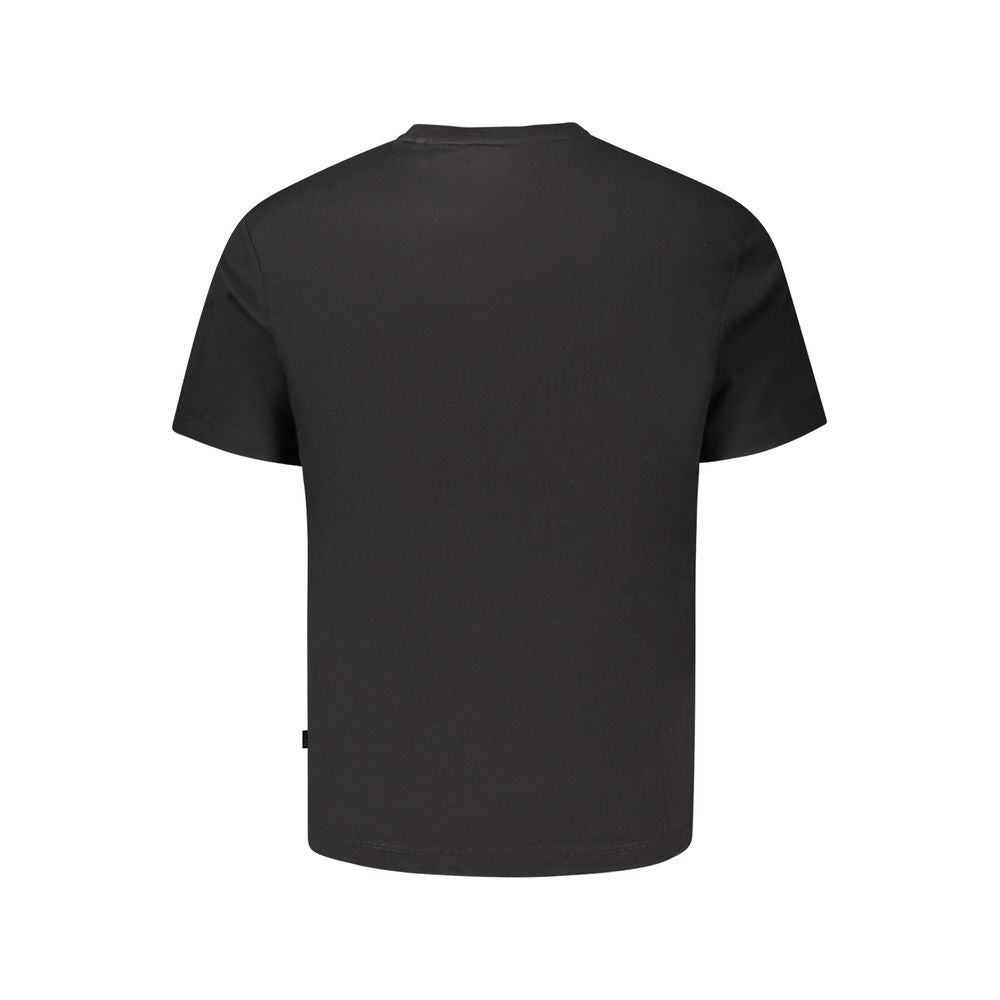 Guess Jeans Black Organic Cotton Men's T-Shirt | Regal Royce