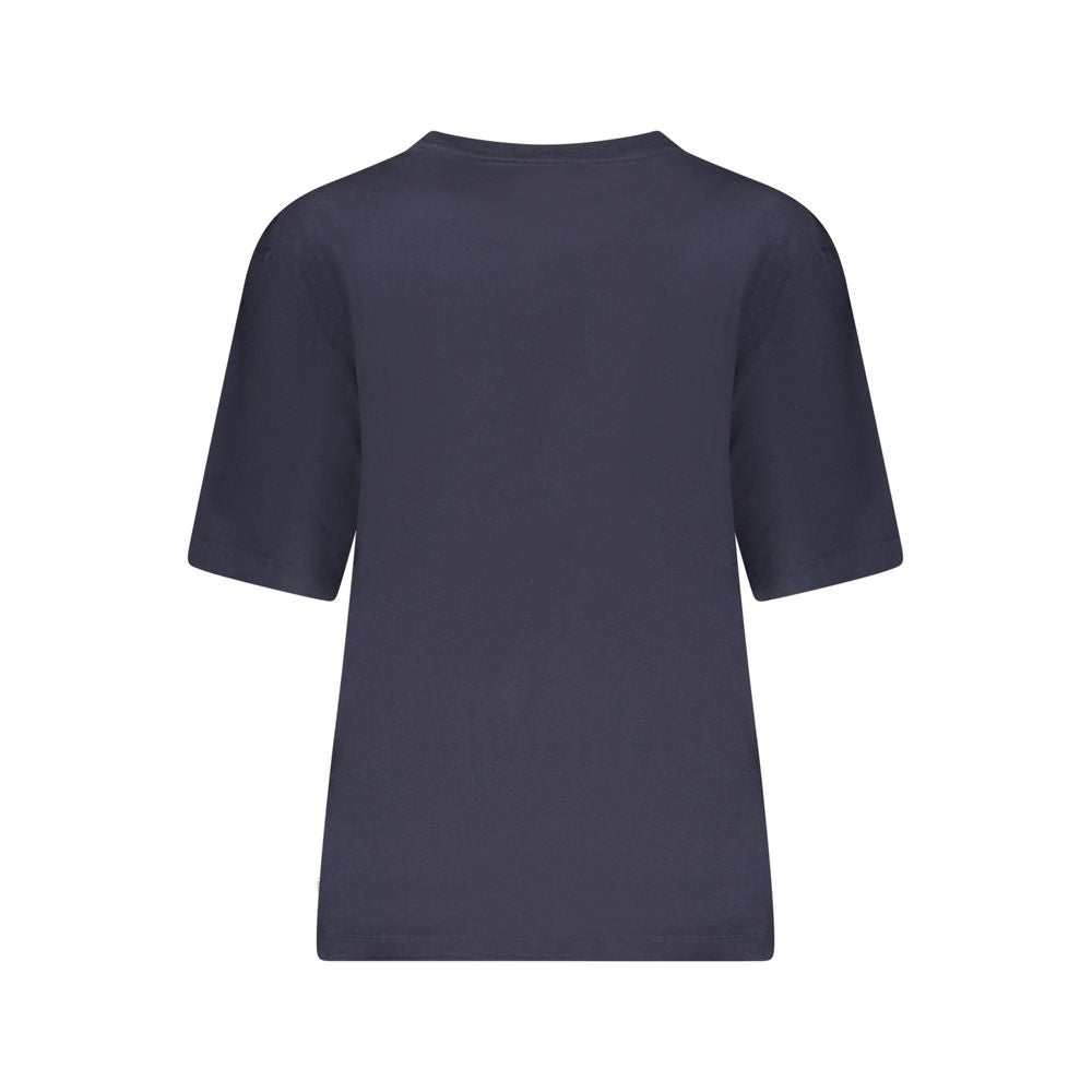 Guess Jeans Blue Organic Cotton Women T-Shirt | Regal Royce